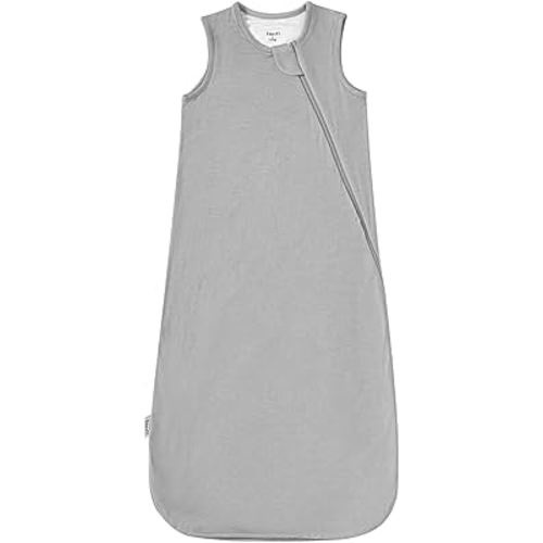 Supersoft Rayon Made from Bamboo Sleep Sack 1.0 Tog Baby Sleep Sack 0-6 Months Toddler Sleep Sack 2-Way Zipper Newborn Sleep Sack Infant Sleep Sack Baby Wearable Blanket All-year-around