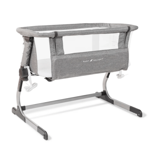 Baby Delight Beside Me Dreamer Bassinet & Bedside Sleeper, Charcoal Tweed