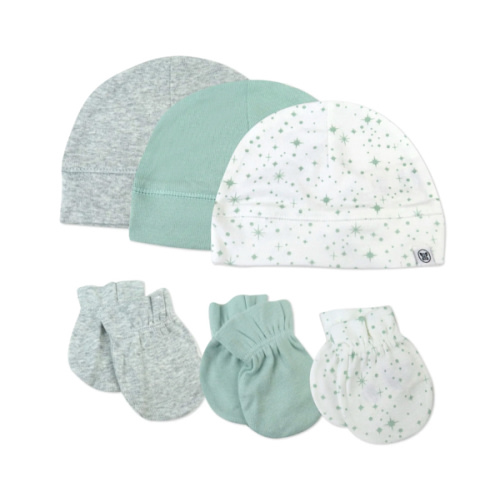 6-Piece Organic Cotton Mitt and Hat Set | Honest Baby Clothing
