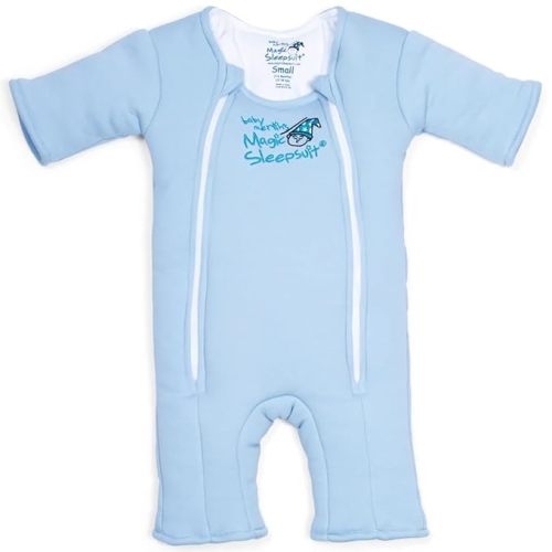 Magic Sleepsuit Baby Merlin's Swaddle Transition Product - Cotton - Blue colour - for 3-6 Months baby