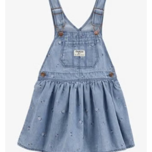 Jean dress overalls