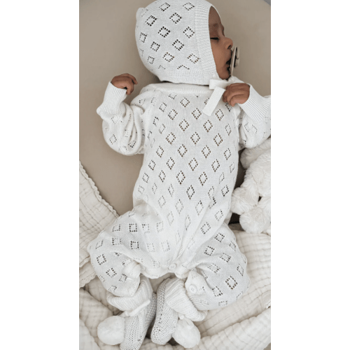 Bring Me Home Diamond Pointelle Bundle - White