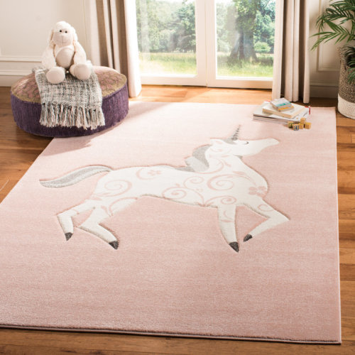 Pink/Ivory Area Rug