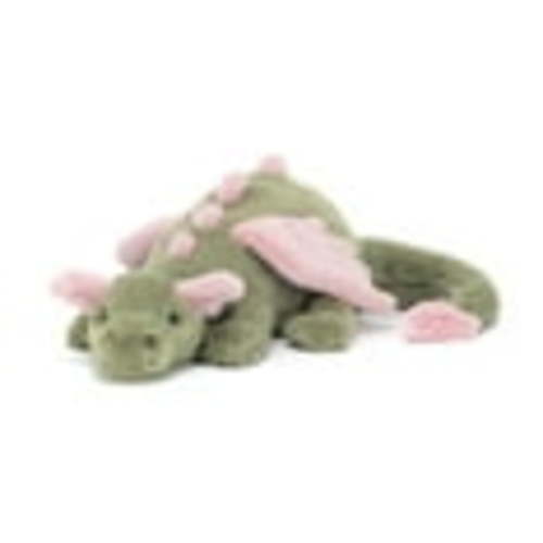Jellycat Malachy Dragon Stuffed Animal Huge Plush Toy - 22 Inch Mythical Plush Toy Classic Gift