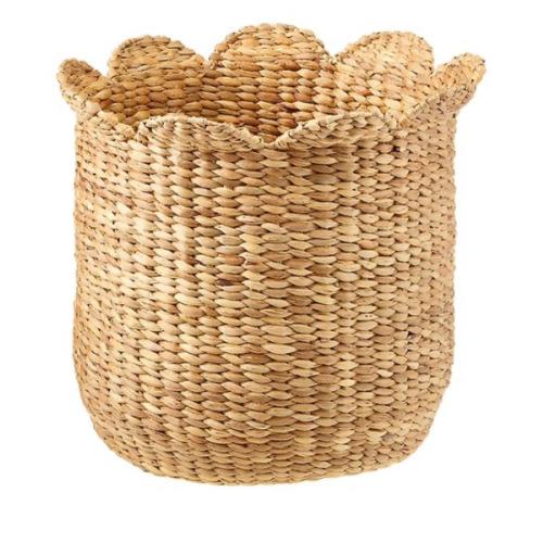 The Container Store Petal Water Hyacinth Basket Medium