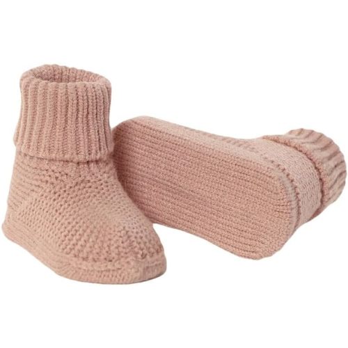 Baby Booties Newborn Babe First Walkers Non-Slip Stay On Boots Crib Shoes Sock Warm Knit Booties