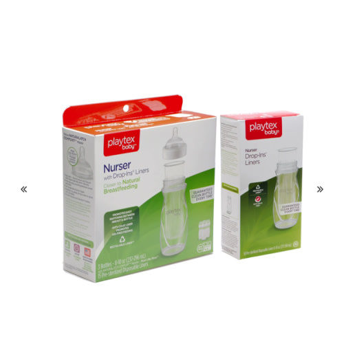 Playtex Baby™ Anti-Colic Nurser Bottles with Drop-Ins® Liners – 3 Pack (NF)
