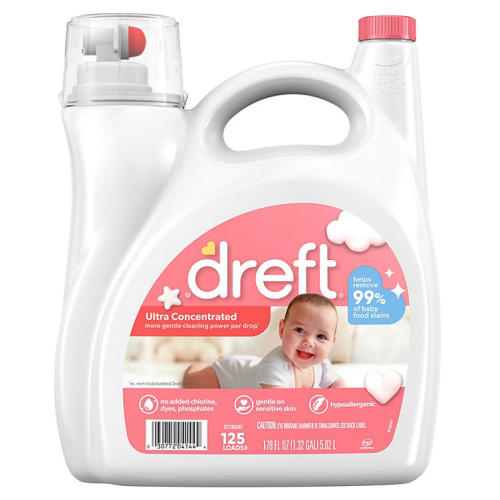 Dreft Baby Liquid Laundry Detergent, 125 loads, 170 fl. oz. - Sam's Club