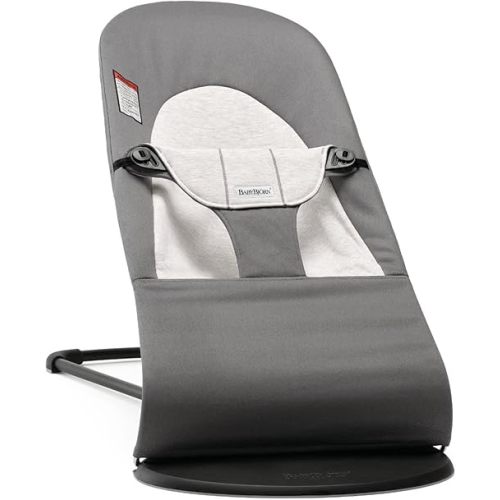 BabyBjörn Bouncer Balance Soft, Cotton/Jersey, Dark Gray/Gray (005084US)
