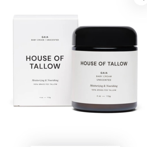 Gaia Unscented Organic Tallow Baby Cream | Gentle Skincare for Babies – House of Tallow