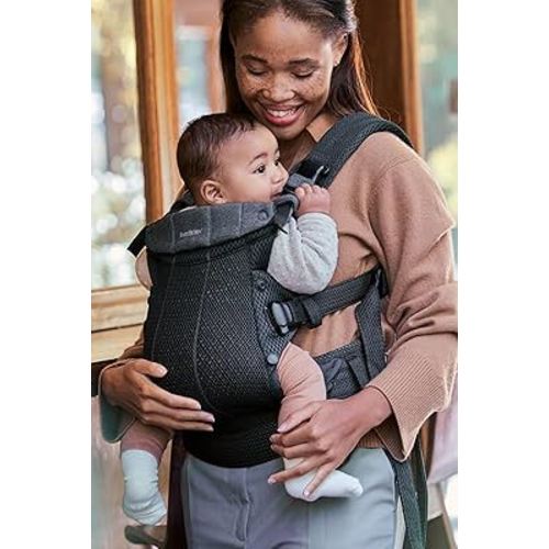 BabyBjorn Baby Carrier Harmony, 3D Mesh, Black