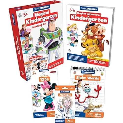 Disney Learning | Magical Kindergarten Learning Kit | 4 Products, Ages 3+