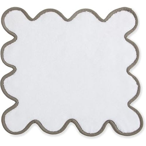 Kassatex Chairish Towels - White/Sage/Washcloth