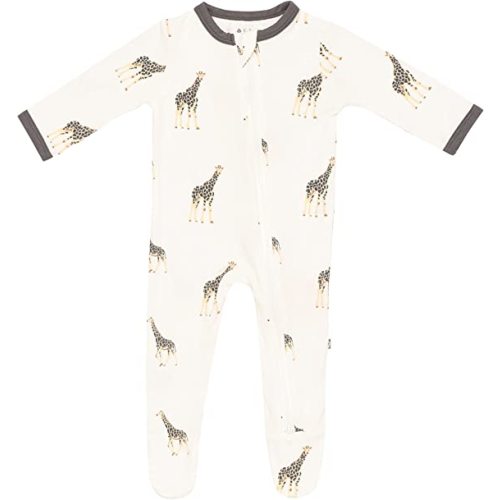 KYTE BABY Soft Bamboo Rayon Footies, Zipper Closure, 0-24 Months