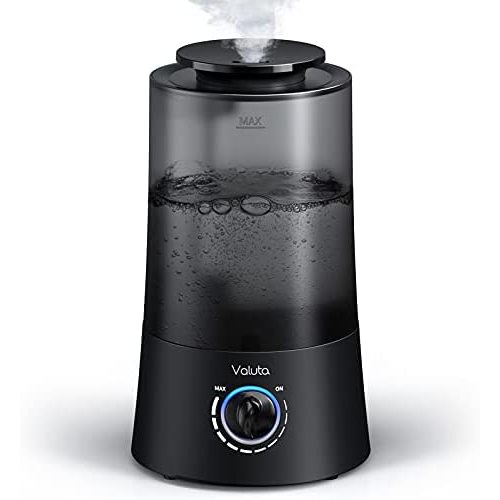Humidifiers for Bedroom - 3.2L Cool Mist Humidifier Top Fill Oil Diffuser Quiet Ultrasonic Humidifiers for Home Large Room with Adjustable 360° Rotation Nozzle, Auto Shut-Off, Humidifiers for Baby
