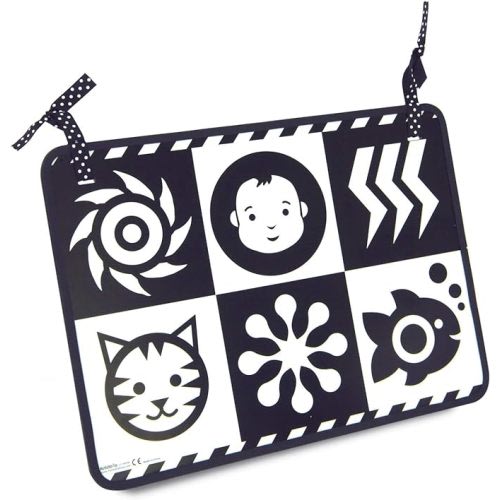 Manhattan Toy Wimmer-Ferguson Double-Feature Mirror for Self-Discovery, 5 inches - Tummy Time