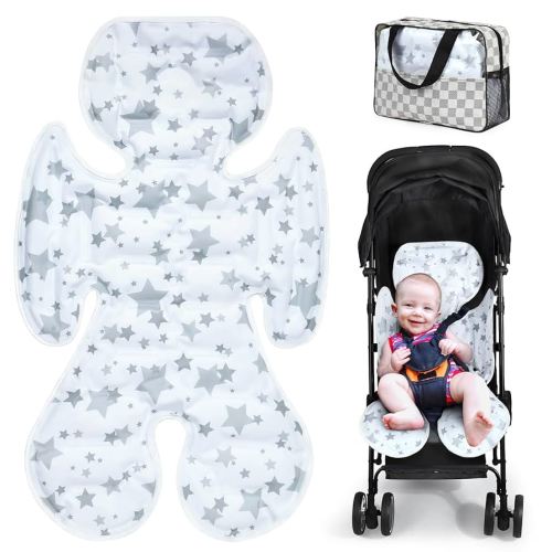 Orzbow Universal Stroller Cooling Pad, Double Sided Car Seat Cooler Liner, Gel Baby Cooling Pad Cushion for Strollers, Car Seats, High Chair, Swing, Cribs, Keep Baby Cool in Summer