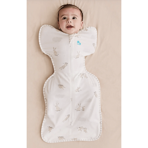 Swaddle Up™ 1.0 TOG Cotton White Cloud Bunnies