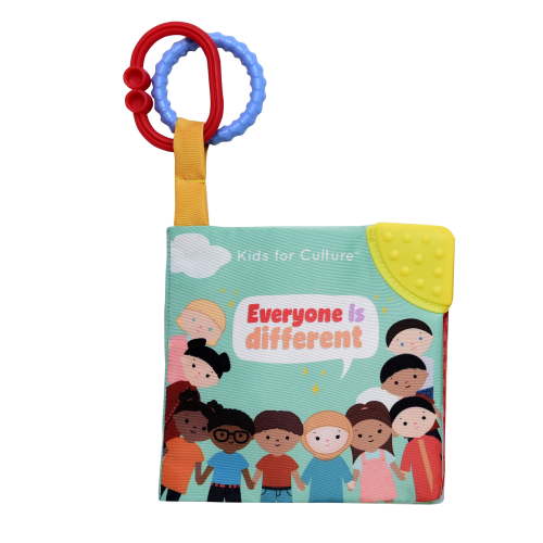 Kids for Culture Soft Activity Baby Book with Teethers and Travel Clip