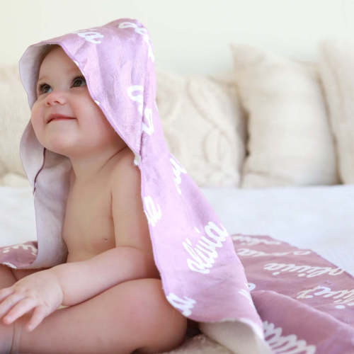 Personalized Hooded Towel | Solids