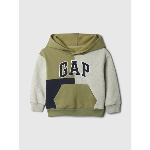 babyGap Relaxed Logo Colorblock Hoodie - 6-12M
