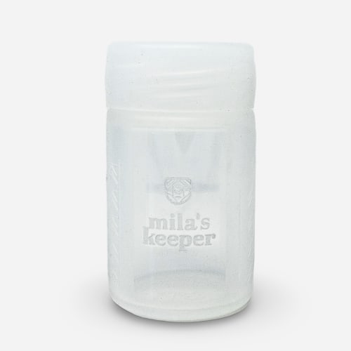 Silicone Breast Milk Storage Set of 3 - Wide / Aspen White