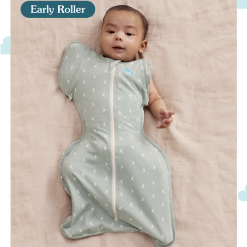 Swaddle Up™ Early Roller Transition Bag 1.0 TOG Cotton Olive Moon