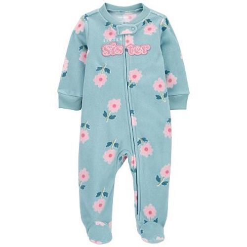 Baby Girl Carter's Little Sister Zip-Up Fleece Sleep & Play