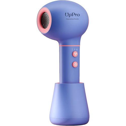 Cordless Gentle Low Heat/Speed Baby Hair Dryer for Infant, Mini Hair Dryer for Toddler, Baby Butt Blow Dryer for Diaper Rash Prevention, Suits Thin Hair Better(0-3Y Lavender Blue)