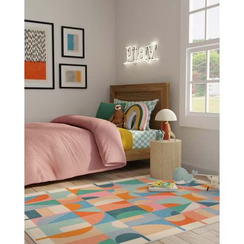 Jennie Multicolor Rug | Ruggable (4x6)