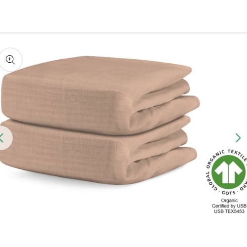 Breathable, Organic Cotton Sheets (2-pack) - Standard / Clay Solid