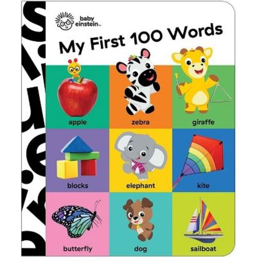 Baby Einstein: My First 100 Words - by Pi Kids (Board Book)