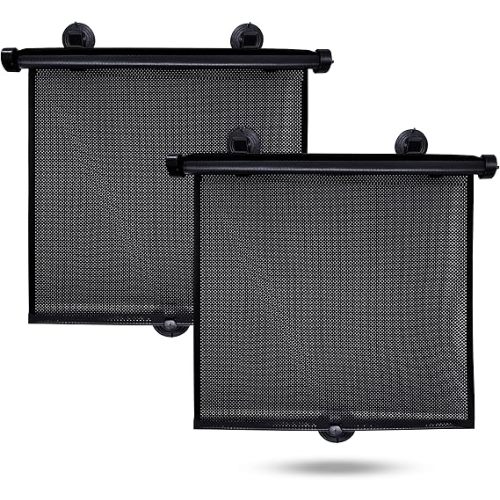 EcoNour Car Window Shades for Windows (2 Pack) | Shade Automotive Interior Sun Protection Large Offers Complete from UV Rays and Glare 18" x 20"