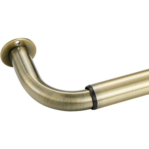 Antique Bronze 48-84" Room Darkening Curtain Rod (Antique Bronze)