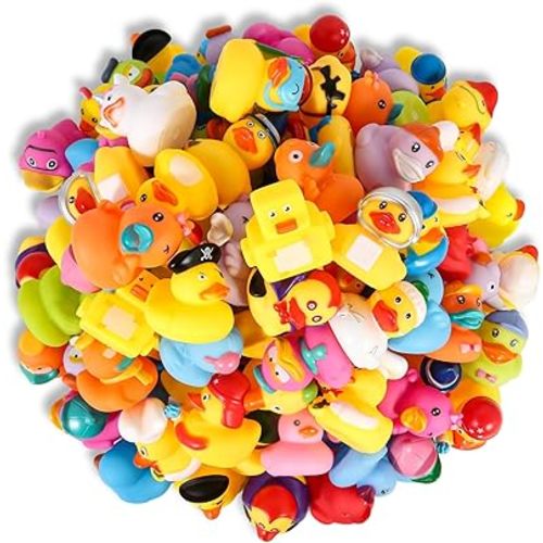 Rubber Ducks Bath Toy for Kids, Assortment Duckies for Jeep Ducking Pool Floater Ducky Bathtub Beach Toys, Party Favors Birthday