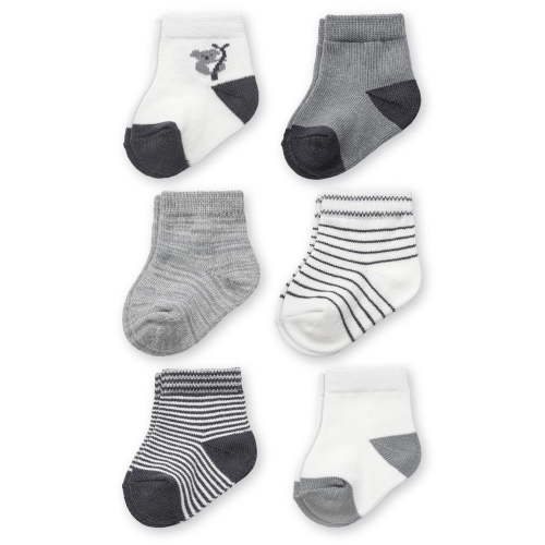 Carter's Child of Mine Baby Boy Crew Socks, 6 Pack, 0-6 Months