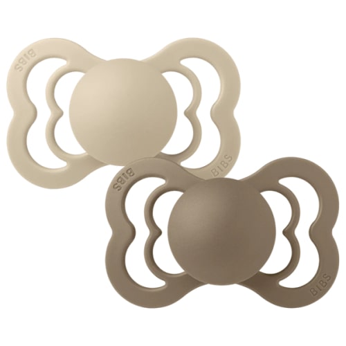 Supreme Pacifiers 2 Pack - Vanilla/Dark Oak – Bibsworld store US
