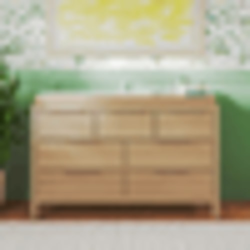 The Newport Dresser Large (7 Drawer) for Nursery | in Walnut