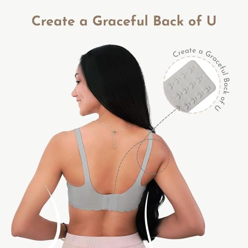 Nursing Bras for Breastfeeding, Seamless Ultra Comfort Maternity Bra, Natural Shape Pregnancy Bras for Women