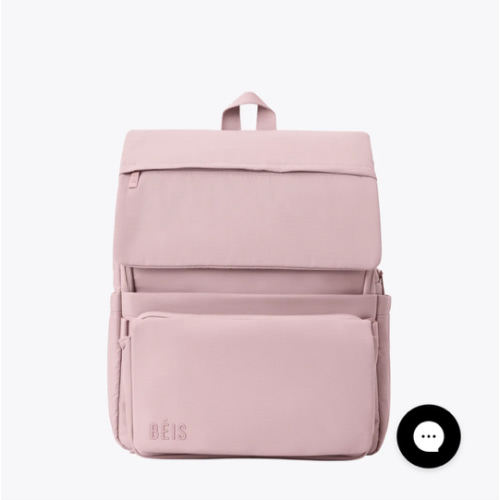 BÉIS 'The Ultimate Diaper Backpack' in Atlas Pink - Best Pink Backpack Diaper Bag