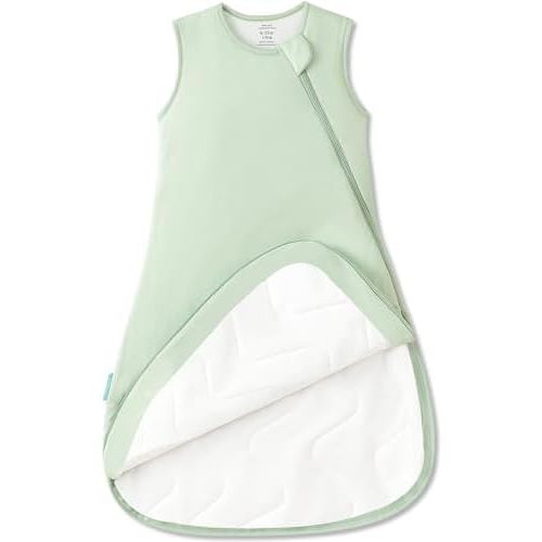 Supersoft Sleep Sack 1.0 TOG, Premium Bamboo Viscose Baby Sleeping Bag 2-Way Zipper Sleep Sack Baby Wearable Blanket