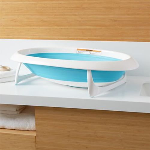Boon Blue Naked Collapsible Baby Bathtub