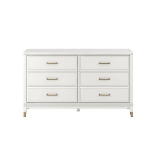 Cosmoliving By Cosmopolitan Westerleigh 6 Drawer Dresser White