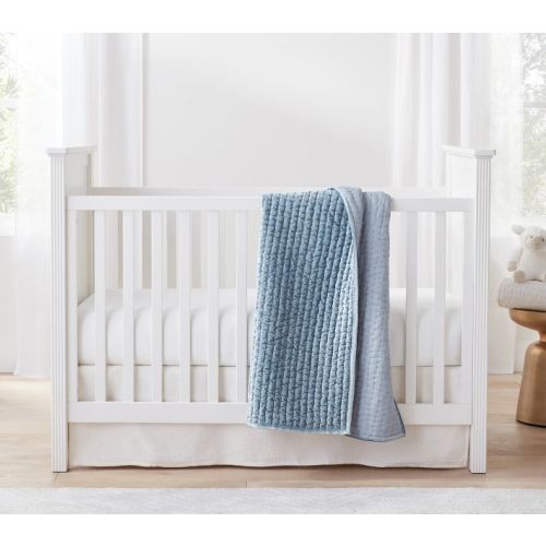 Organic Matelasse Crib Skirt