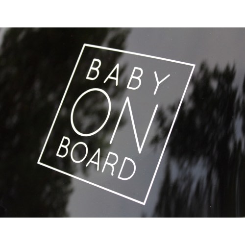 Baby on Board, Baby, Baby on Board Decal, New Mom Gift, Baby Shower Gift, Baby on Board Car Decal, Modern Baby on Board