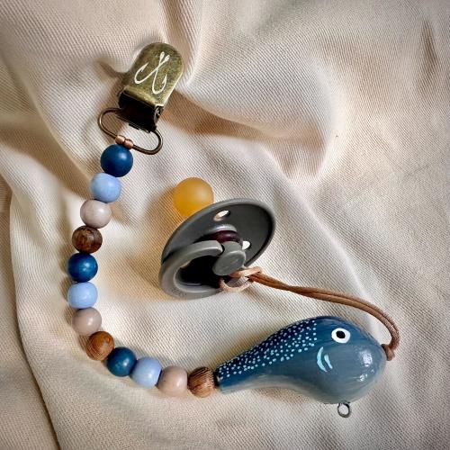 Fishing Lure Pacifier Clip