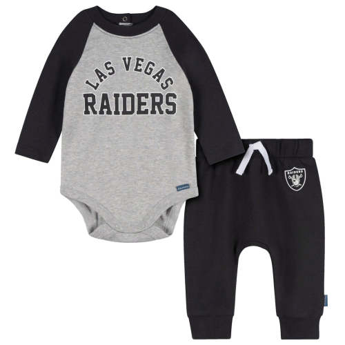 2-Piece Baby Neutral Las Vegas Raiders Bodysuit and Jogger Set – Gerber Childrenswear