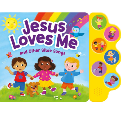 Jesus Loves Me and Other Bible Songs - Christian Children’s Books with 6 Sound Buttons for Toddlers