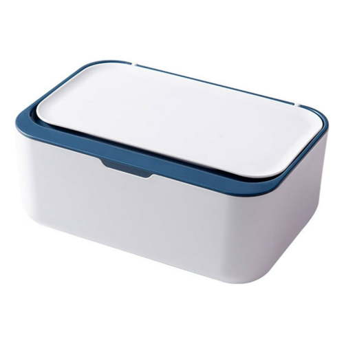 Kiplyki Baby Wipes Dispenser, Wipe Holder With Lids Diaper Wipes Case For Bathroom Refillable Wipe Container With Sealing Design, Flushable Bathroom Storage Case Box