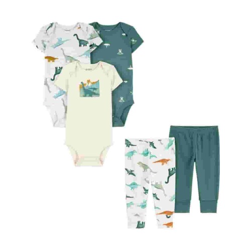 Carter's Child of Mine Baby Boy Outfit Set, 5-Piece, Sizes Preemie-18 Months